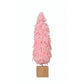 Fabric Yarn Tree with Wood Block Base