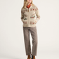 Pendleton Women's Alpine Lambswool Zip Cardigan