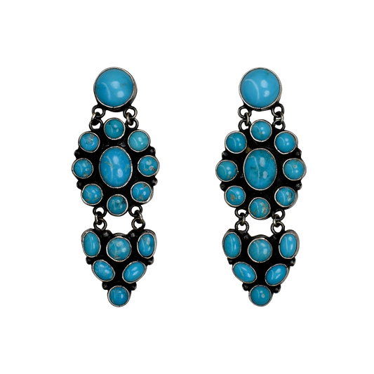 Kingman Turquoise Shyanne Earrings by Rocki Gorman