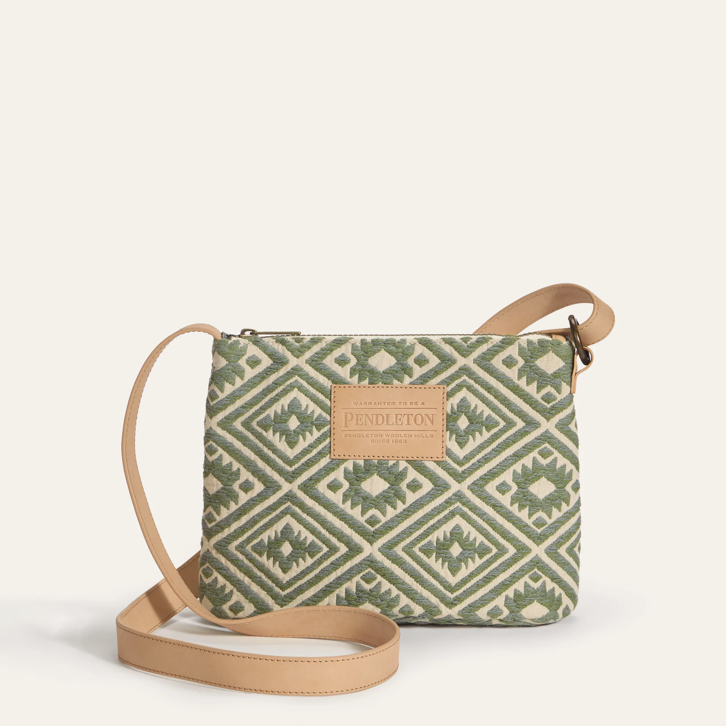 Pendleton Bayside Cotton Crossbody Bag Emerald Creek