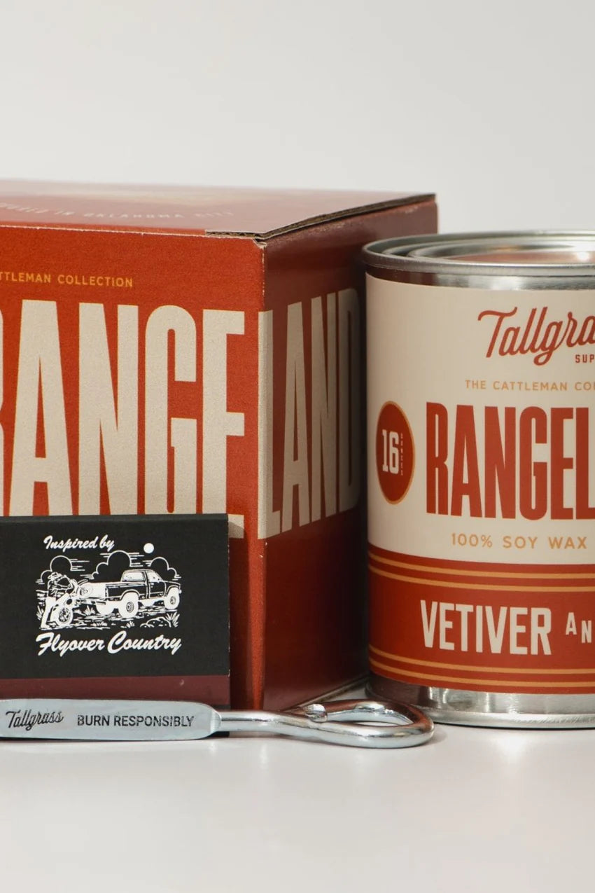 Cattleman Collection: Rangeland - Vetiver + Sage Soy Wax Candle Gift Box Set