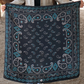 Fringe "Pretty Paisley" Silk Wild Rag