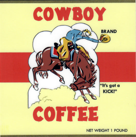 Cowboy Coffee Sticker