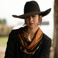 Fringe "Western Yoke" Silk Wild Rag