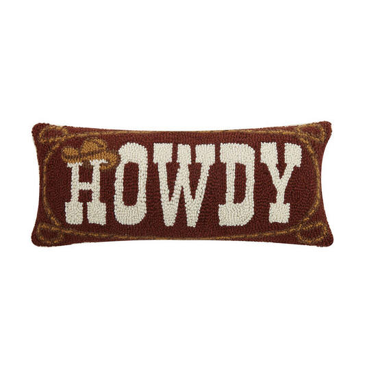 Howdy Cowboy Lumbar Hook Pillow