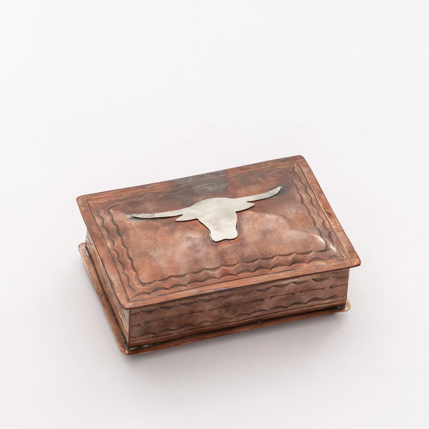 Copper Longhorn Icon Box