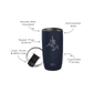 NCM Buffalo Bill Voyager Tumbler with Clear Flip Lid