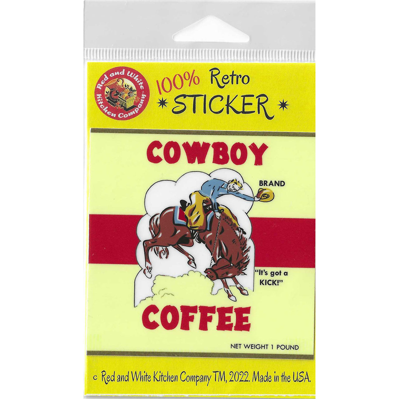 Cowboy Coffee Sticker