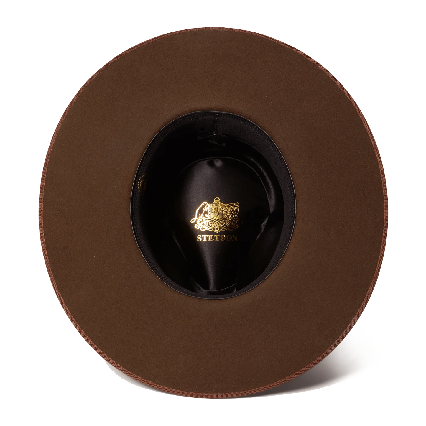 Stetson Midtown Wide Flat Brim Hat - Cognac