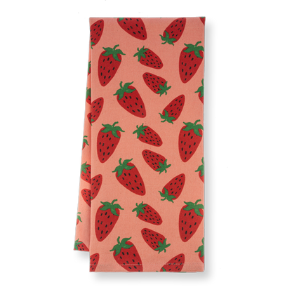 Heirloom Strawberry Cotton Tea Towel