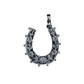 Coreen Cordova Flowering Horseshoe Pendant