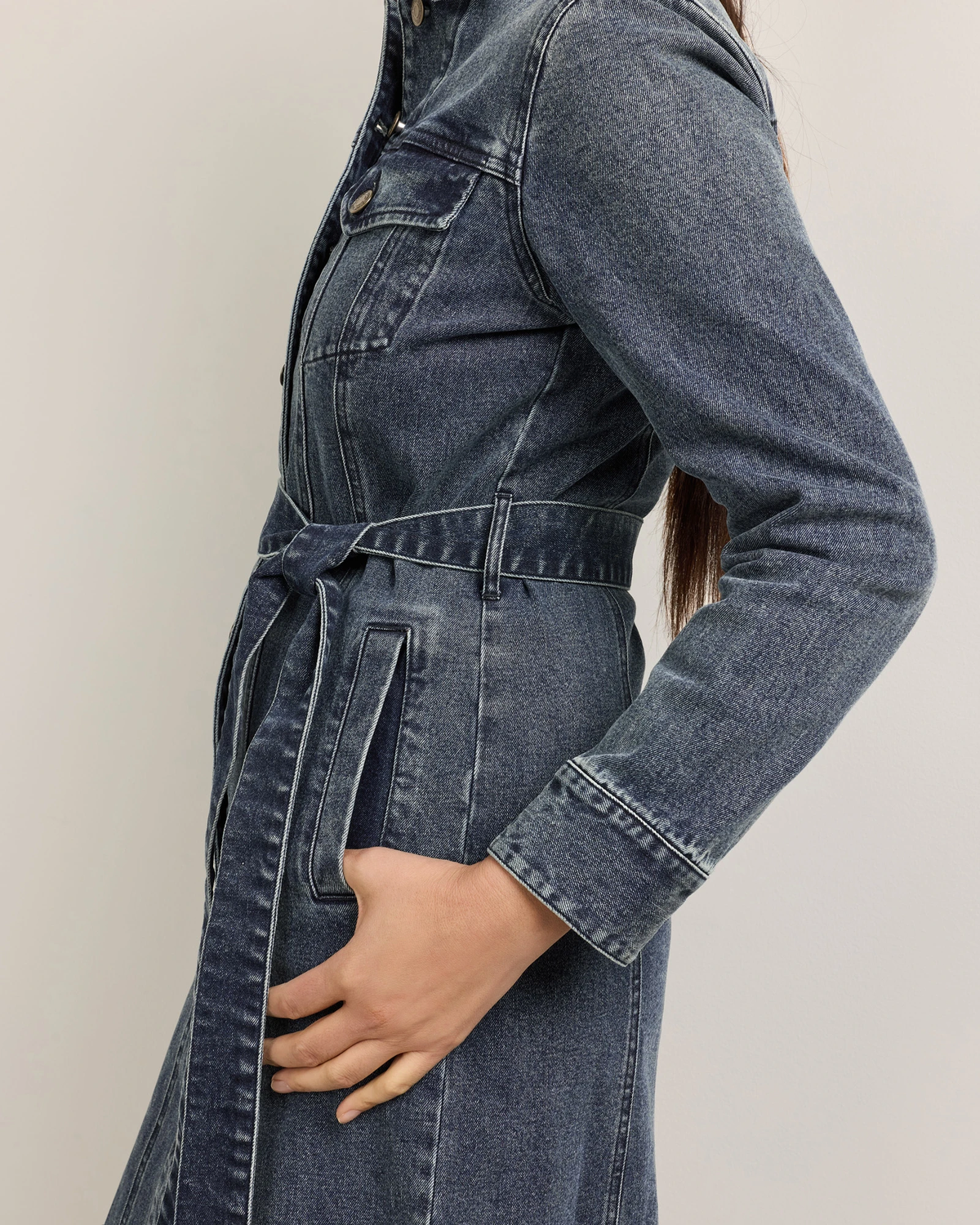 Pendleton Women's Denim Mini Shirt Dress