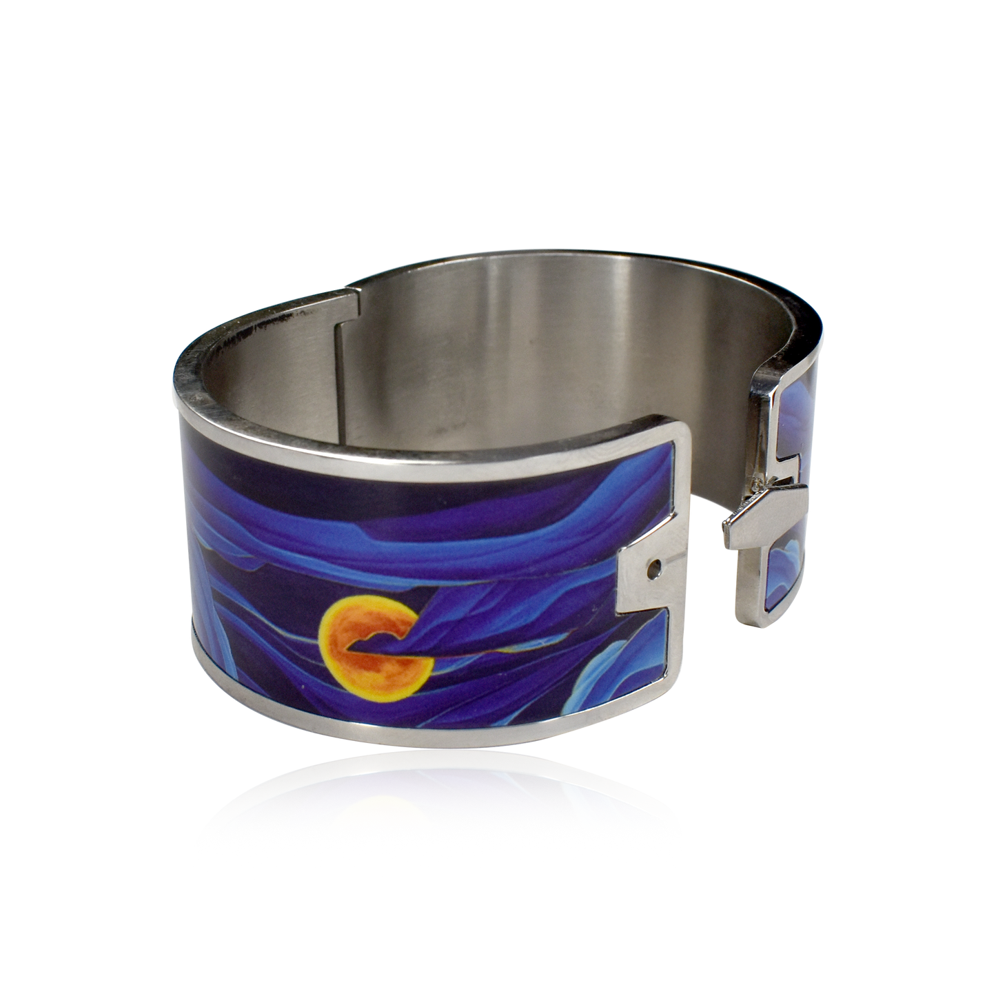 French Enamel Cuff by William Haskell