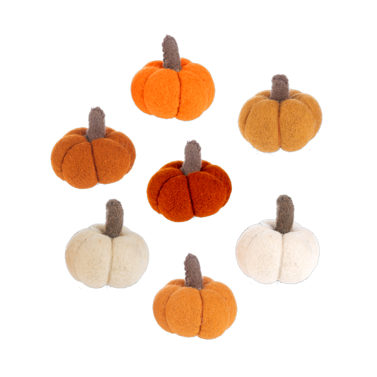 Mini Wool Pumpkin