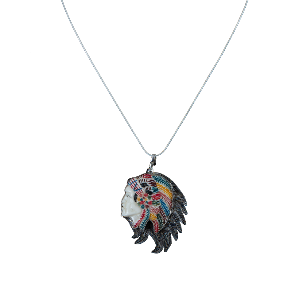 Coreen Cordova Large Indian Chief Pendant