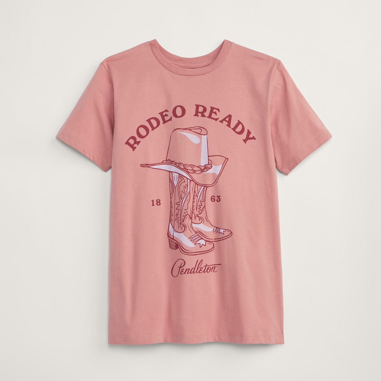 Pendleton Women's Rodeo Ready Graphic Tee - Dusty Rose