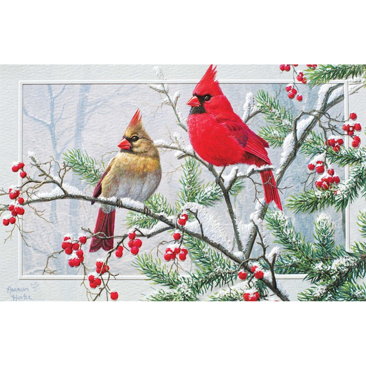 Seasons Greetings Christmas Cards - Box of 16