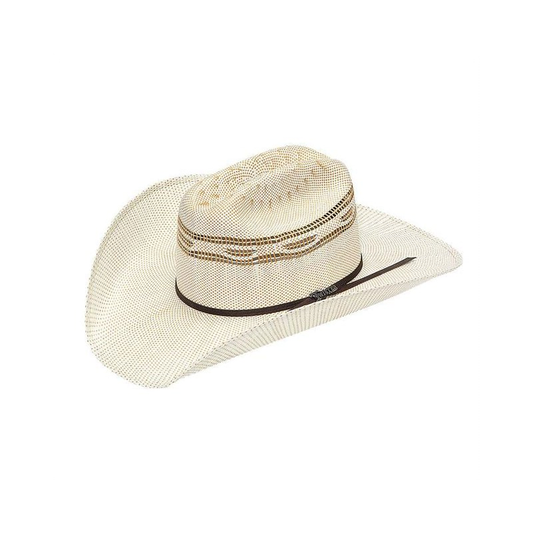 Twister Men's Bangora Straw Two-Cord Cowboy Hat