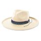 Stetson Outlier Straw Hat with Denim Band - Natural
