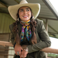 Fringe "Queen of the Rodeo" by Amy Moorhouse Silk Wild Rag