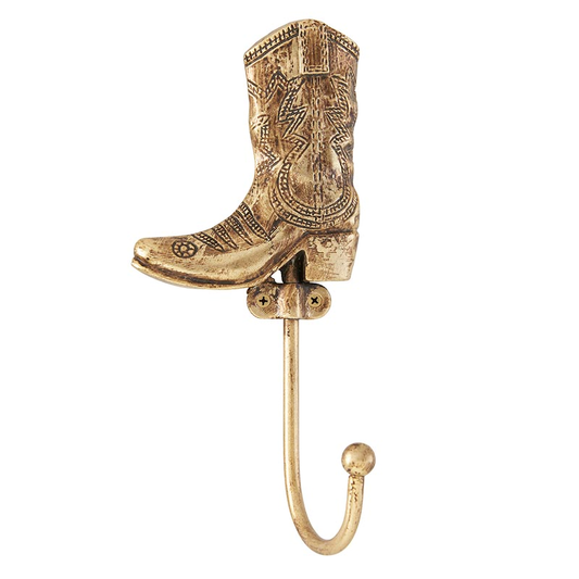 Cowboy Boot Golden Hook