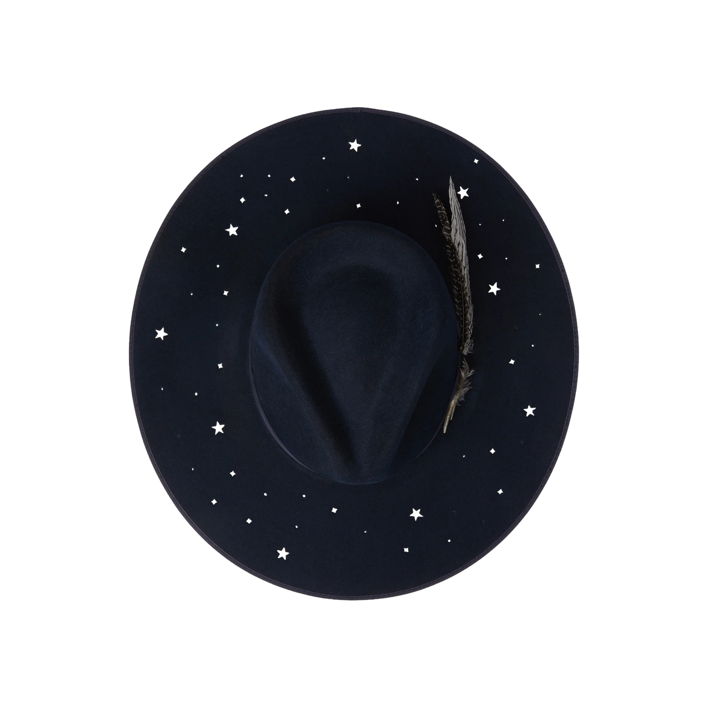 Stetson Night Sky Flat Brim Hat