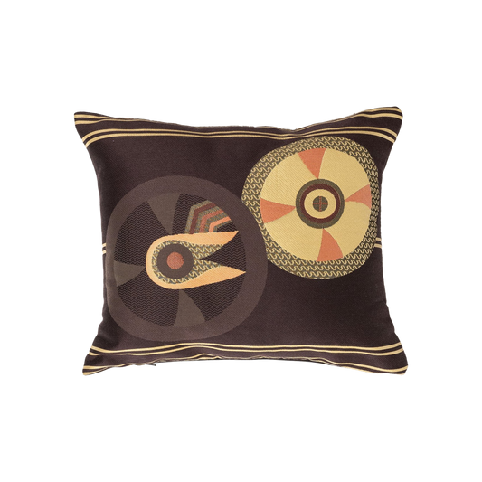 Mahota Shell Ornaments Pillow - Dark