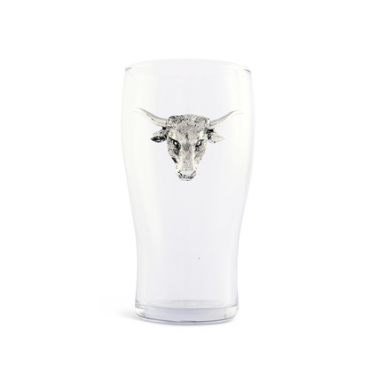 Longhorn Pint Glass