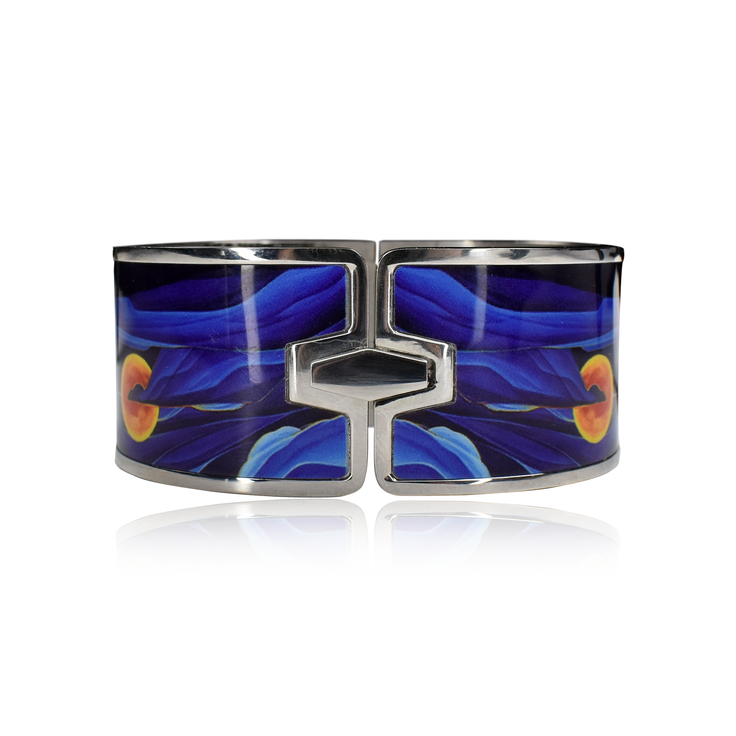 French Enamel Cuff by William Haskell