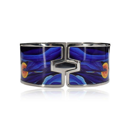 French Enamel Cuff by William Haskell