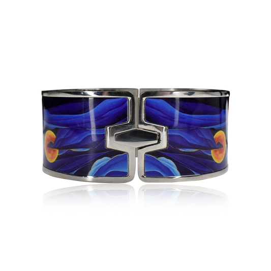 French Enamel Cuff by William Haskell