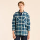 Pendleton Men's Plaid Burnside Doublebrushed Flannel Shirt - Navy/Blue/Grey Plaid