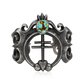 Heart of the Dragonfly Number 8 Turquoise Cross Cuff by Aaron Anderson