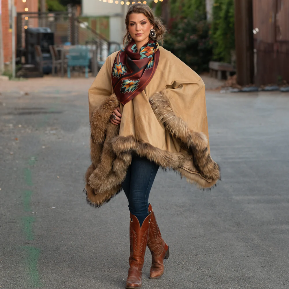 Fringe "Telluride" Silk Wild Rag