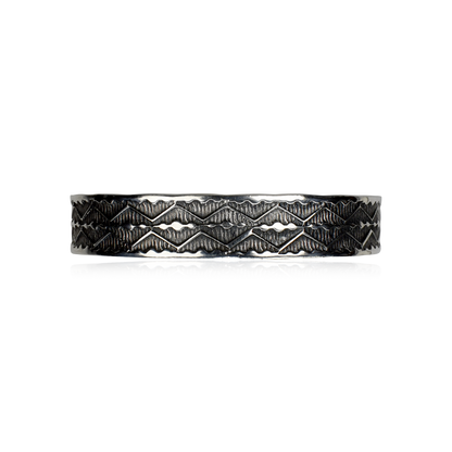 Diamond Stamped Cuff by Daniel Sunshine Reeves