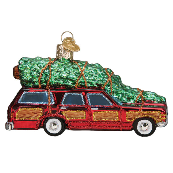 Station Wagon with Tree Ornament