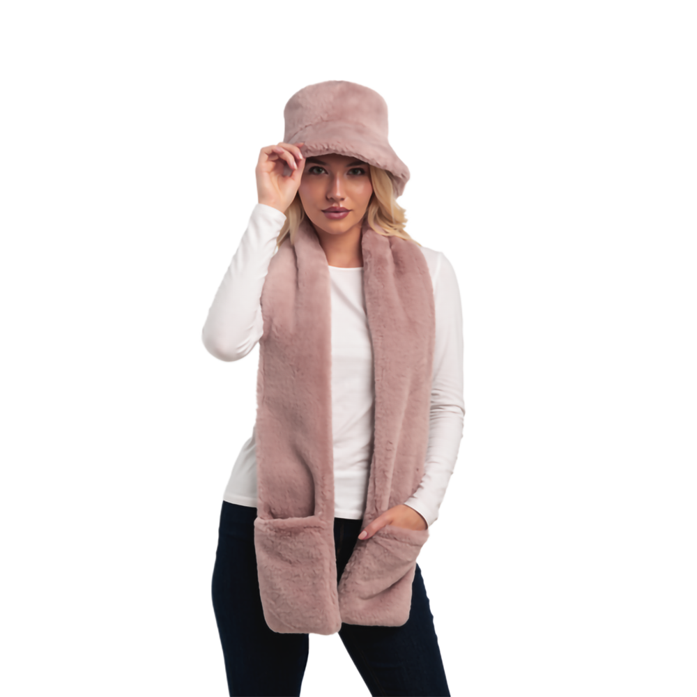 Plush Pocket Scarf