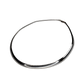 Strada Luminosa Wide Italian Sterling Silver Necklace