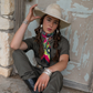 Fringe "He Dog" by Courtney Robertson Silk Wild Rag