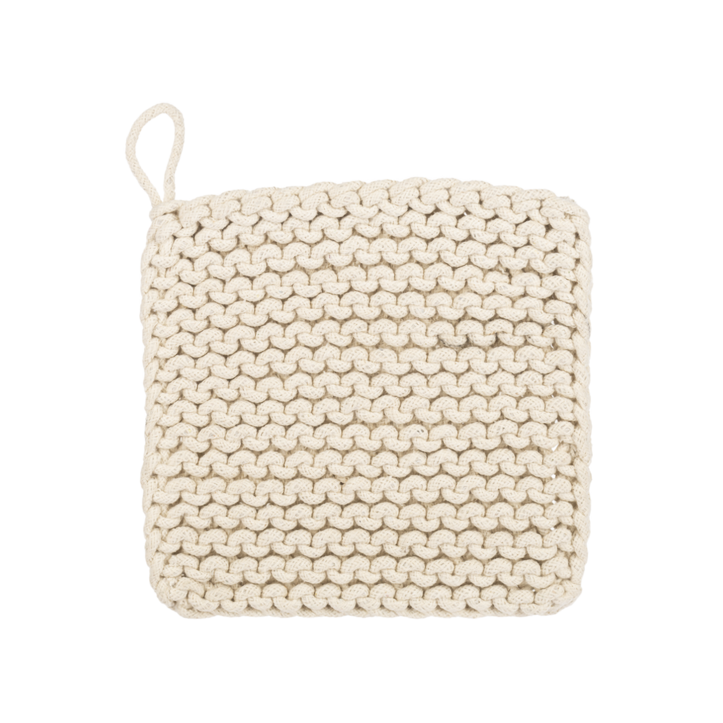 Autumn Cotton Crochet Pot Holders, Set of 4