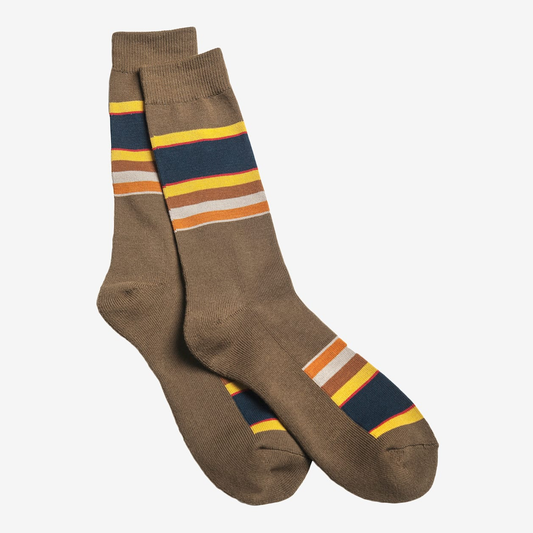 Pendleton National Park Stripe Crew Socks - Badlands