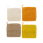 Autumn Cotton Crochet Pot Holders, Set of 4