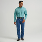 Wrangler Men's George Strait Long-Sleeved One Pocket Button Down Shirt