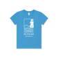 NCWHM Vertical Logo Youth Tee - Neon Blue