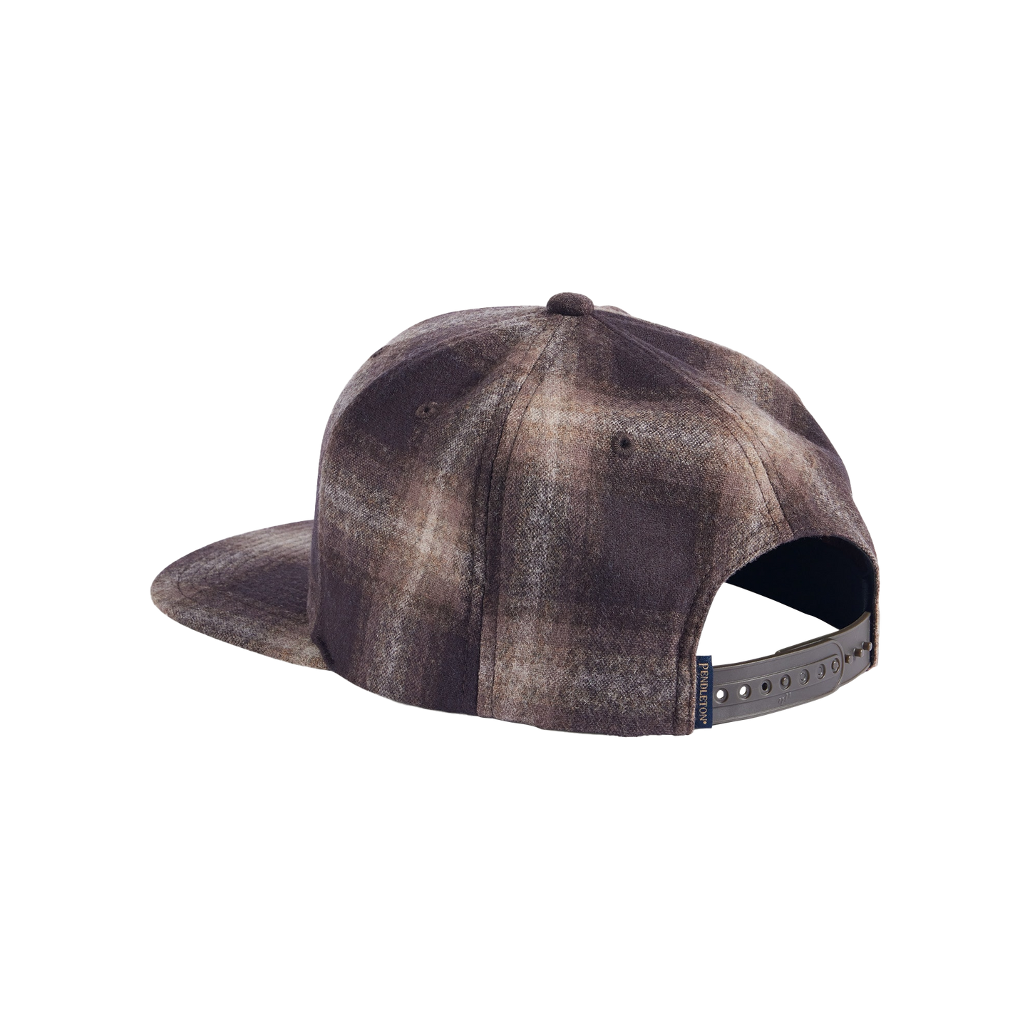 Pendleton Plaid Flat Brim Hat