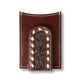 Ariat Brown Leather Floral Embossed Money Clip