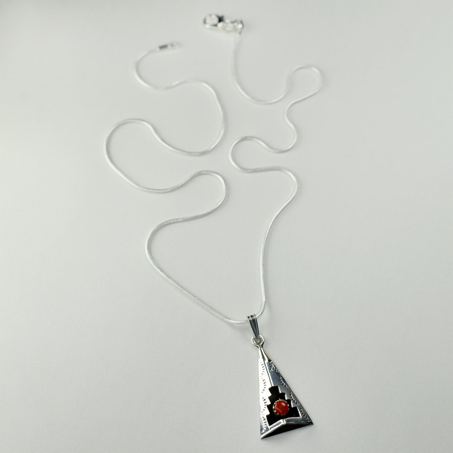 Pacific Coral Triangle Pendant on Chain  by Felix Perry