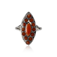 Desert Bloom Marquise Cluster Coral Ring
