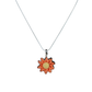 Coreen Cordova Orange Daisy Resin Pendant