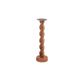 Twisted Wood Candlestick